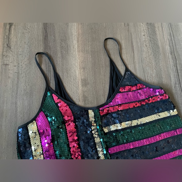 Express sequin tank top - Picture 4 of 7